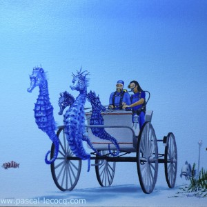 CALECHE POUR BEA ET PHILIPPE - Carriage for Bea and Philippe - by Pascal