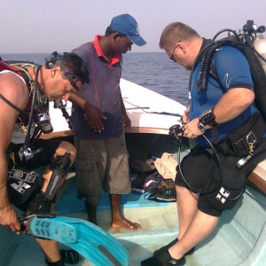 Boat point at the sri lanka diving tours. Deep Sea resort