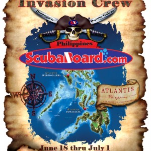 ScubaBoard Invasion 2016 T Shirt Design 1 By Murals And More Mary Roxanne Harmon, Mr. H © 2016