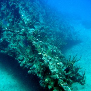 Bow of the RMS Rhone