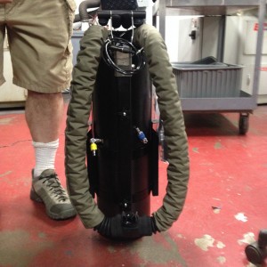 Front View DSS handle for SF2 Rebreather