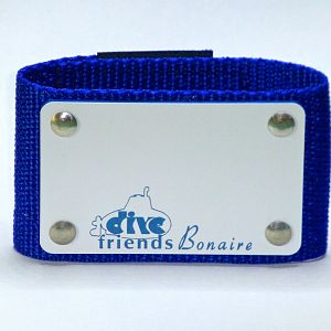 BCD Slate Name Tag for Dive Friends Bonaire