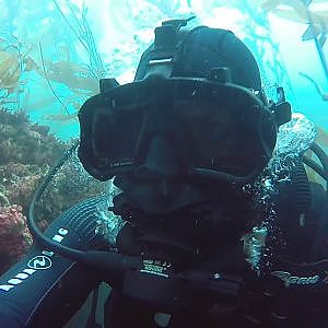 Kirby Morgan Modular Full Face Mask - Naples Reef, CA - YouTube