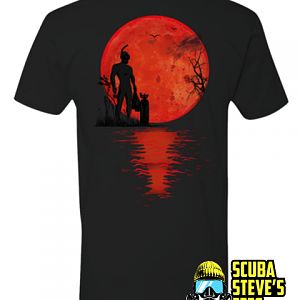 Scuba Steve's Tees - Red Moon Back