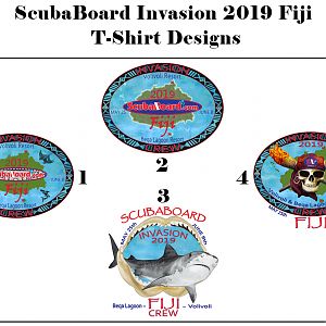 SB Invasion 2019 Fiji T-Shirt Designs 1-4