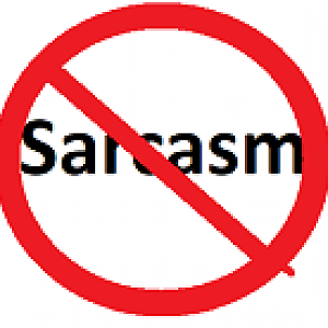 No Sarcasm