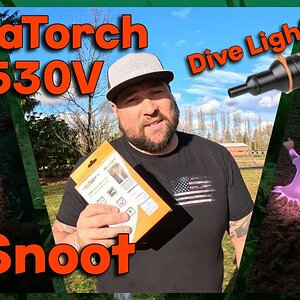 OrcaTorch D530V Dive Video Light with Snoot