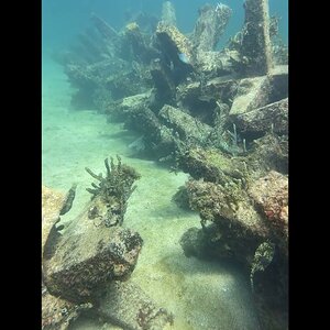 Erojacks Artificial Reef Located In Dania Beach Florida.
