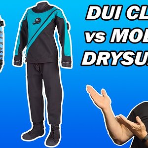 DUI CLX450 Drysuit Compared to MODS Drysuit Trilaminate Scuba Diving Suits