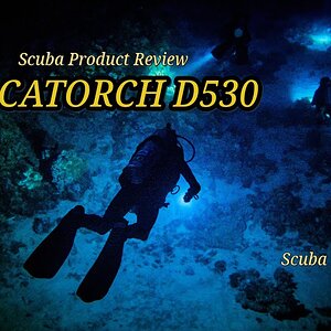 OrcaTorch D530 Scuba Dive Light