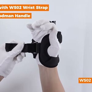 How to Attach the OrcaTorch WS02 Wrist Strap and H620 Goodman Handle to the ZD710