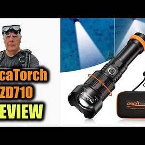 OrcaTorch ZD710 Zoomable Underwater Flashlight Review