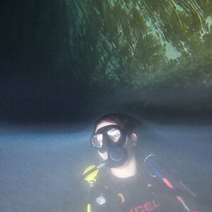 Hydrogen Sulfide Cloud at Cenote 7 Bocas with Rigo The Cenote Guide