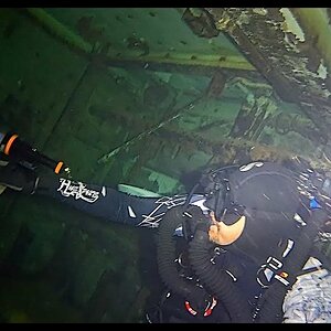 Wreck Penetration Adventure | OrcaTorch ZD710 in Action