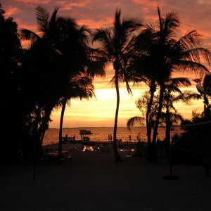 Sunset at Bayside Resort, Key Largo