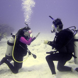 my daughters dive trip to certify