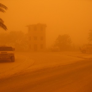 Baghdad Dust Storm on August 8, 2005