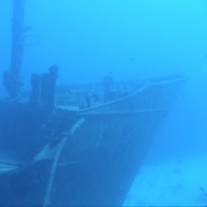 Bow of El Aguila - Roatan Honduras