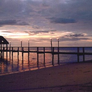 Fiji - Sunset on Malolo Island