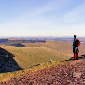 Pen-y-Fan mountain top, Wales