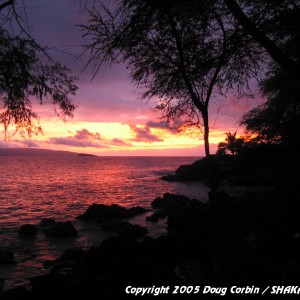 Late Sunset at Makena Landing, Maui