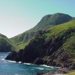 View of Coastline near Airport