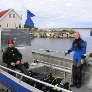 Norway, Hitra. Diving with TURUT