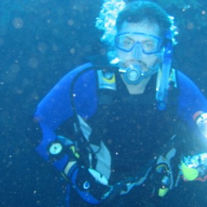 Ben inside the cathedrals at Lani