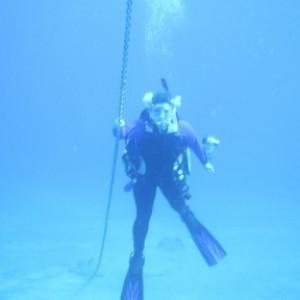 Susan hanging on the line