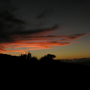 Sunset over Timor