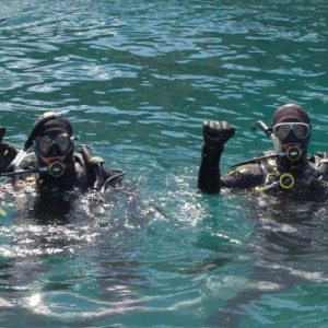 Getting ready to dive at Indian Rock