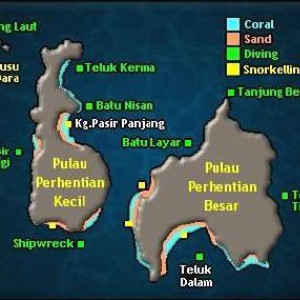 Perhentian Map