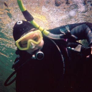 Me diving in Morrison Springs, FL