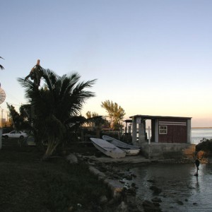 Hut and Boats
