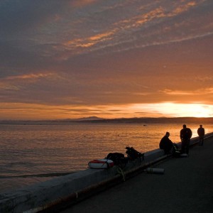 Sunrise at the Breakwater, Monterey, Ca.