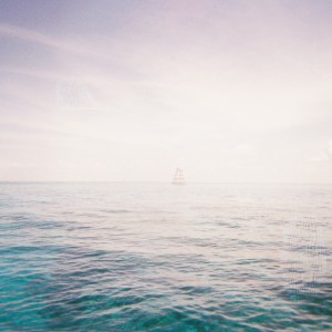 Reef Marker at Key Largo Florida on a calm day.