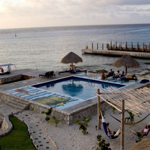 View from room at Caribe Blu