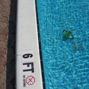 Leaktesting in the pool