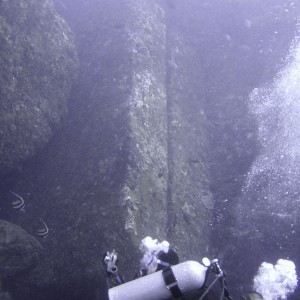 The Two Towers of Yonaguni's underwater ruins