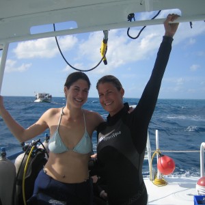 Me and Jackie again...!! My 100th dive!!!!!!