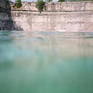 Swimming out into quarry