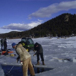 Cleaning the hole