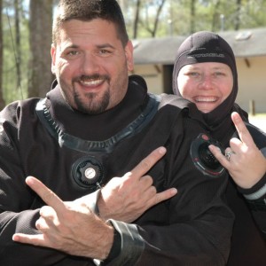 My wife and I listening to some HEAVY METAL at Ginnie