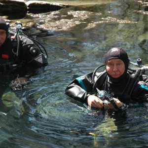 Steve Forman and Larry waiting for us at Peacock 1