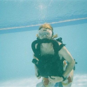 100% O2 rebreather training dive