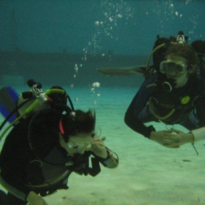 Divemastering with my wife