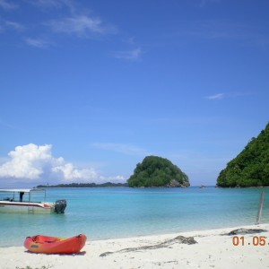 View from Bornsea Mantanani Island Resort