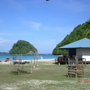 View from Bornsea Mantanani Island Reosrt
