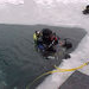 Ice diving