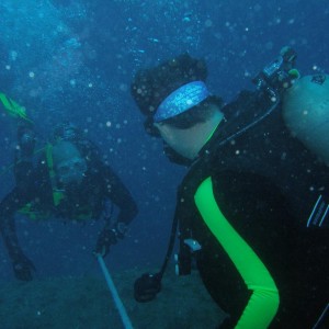 Dive team on ascent
